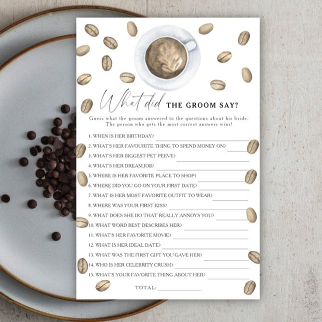 Kaffe möhippa Vad sa brudgummen? (Skapare uppladdad)