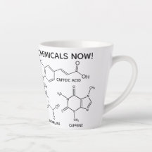 Kaffe Molecules Kopp O'Chemicals Anpassningsbar La