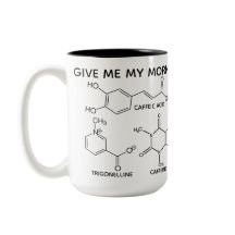 Kaffe Molecules Kopp O'Chemicals Anpassningsbar Mu