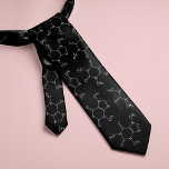 Kaffe, molekylkaffe, Älskare svart Slips<br><div class="desc">Konstruktion av koffeinmolekyler i mönster. 

Tittar för ett annat färg? Inga problem! Klicka bara på knappen "Anpassa" och välj önskad bakgrund färg.</div>