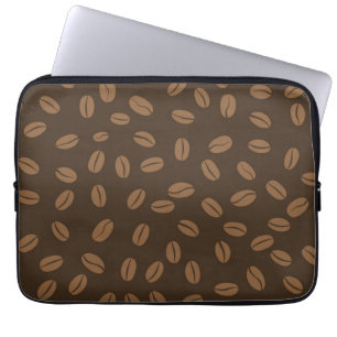 Kaffe mönster laptop fodral