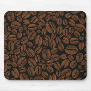 Kaffe mönster musmatta