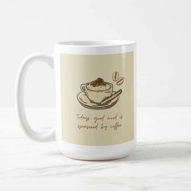 Kaffe Mood Mugg | Mysiga kaffe mugg (Vänster)