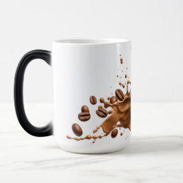 Kaffe Mug för Kaffeaddict Magisk Mugg