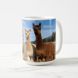 Kaffe Mugg - Alpacas Phaethon, Korn & Marvin