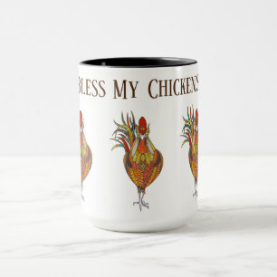 Kaffe Mugg-Bless My Chickens Mugg