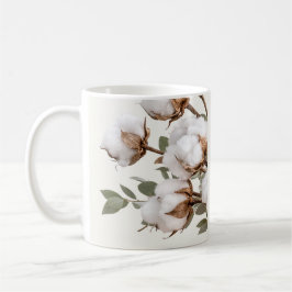 Kaffe Mugg Bomull Botanica Neutralt Tryck