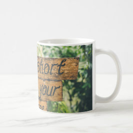 "Kaffe Mugg: Bort med din dag, en sida i taget" Kaffemugg