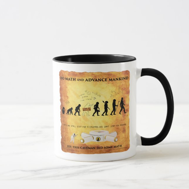 Kaffe Mugg Den här smarta Grottman ger matematik (Höger)