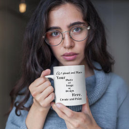 Kaffe Mugg din design eller fotoöverföring