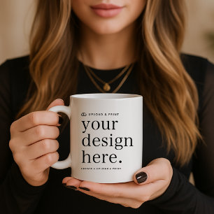 Kaffe Mugg din designöverföring