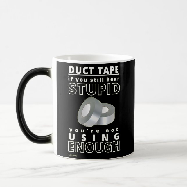 Kaffe mugg "DUCT TAPE...2" (Vänster)