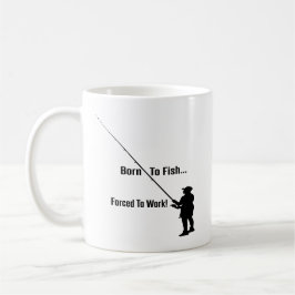 Kaffe Mugg: född på fisk, tvingad att arbeta Kaffemugg