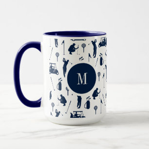 Kaffe mugg för golfer