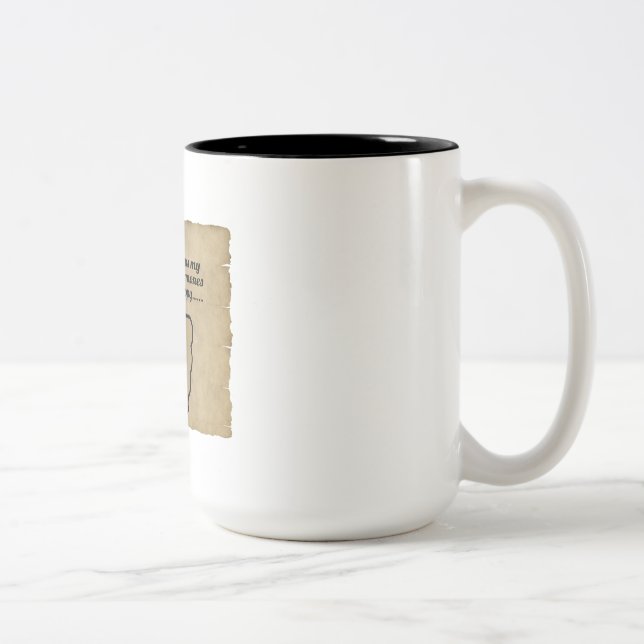 Kaffe Mugg för kvinnor. Novelty Gift Idea. (Höger)