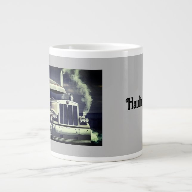 Kaffe mugg för Lastbil Driving Pro Jumbo Mugg (Framsidan)