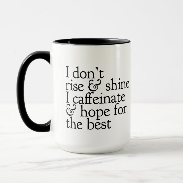 Kaffe Mugg för Morgonstimulans (Vänster)