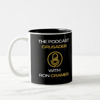 Kaffe Mugg för Podcast Crusader w/Ron Cramer