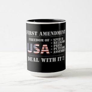 kaffe mugg (FÖRSTA ÄNDRINGSFÖRSLAGET)