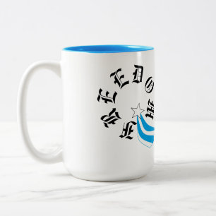 Kaffe Mugg: Frihet Två-Tonad Mugg