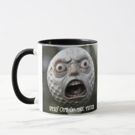 Kaffe Mugg Golfer, "Håll dig borta från träd!"