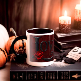 Kaffe Mugg, Gothic Kärlek Torn Mugg