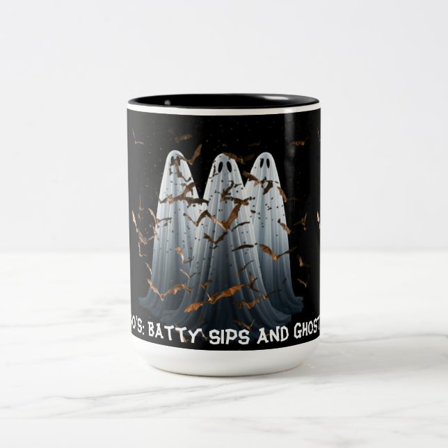 Kaffe Mugg Halloween-tema "Brews & Boo's: Batty S (Center)