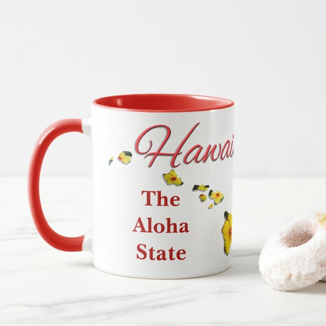 Kaffe Mugg - HAWAII (Med munk)