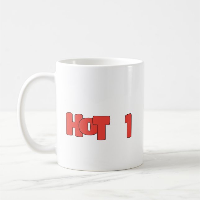 Kaffe Mugg ’Hett 1’ (Vänster)