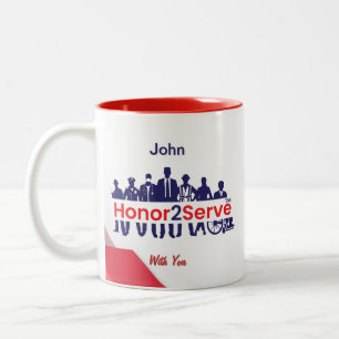 Kaffe Mugg-Honor2 Två-Tonad Mugg