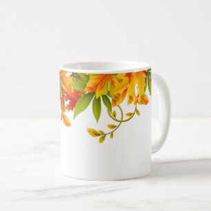 Kaffe Mugg-Höst löv Kaffemugg