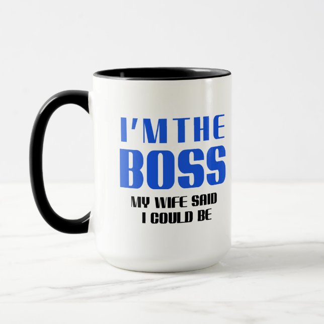 Kaffe Mugg Humor (Vänster)