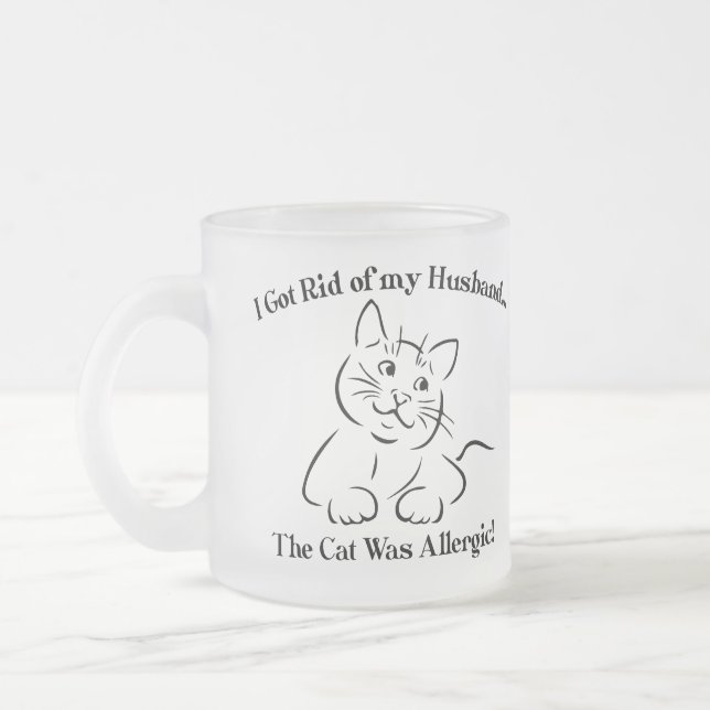 Kaffe Mugg Humoral Har av katten från Make (Vänster)