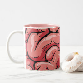 Kaffe Mugg i Hjärnmönster