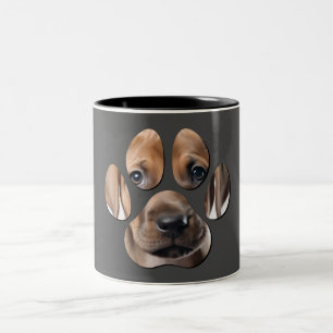 Kaffe Mugg i hund vid Tass i Hund