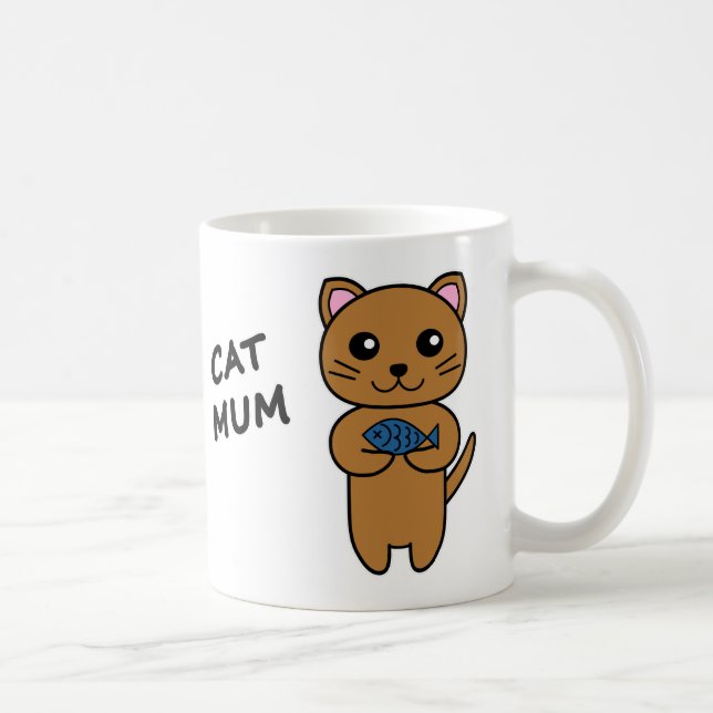 Kaffe Mugg i Personligen CAT MORSA (Höger)