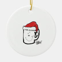 Kaffe Mugg i Santa Hat Card