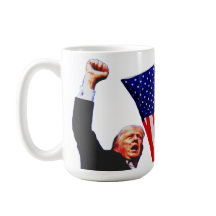 Kaffe mugg i Trump-KAMP