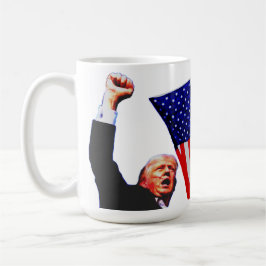 Kaffe mugg i Trump-KAMP