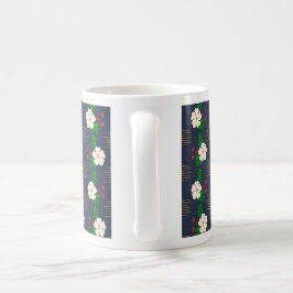 Kaffe Mugg - japanska blommor