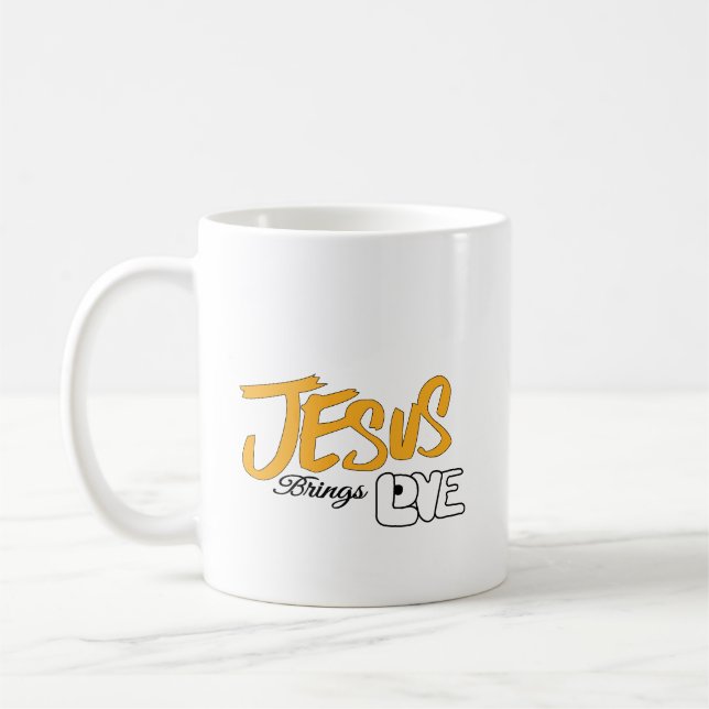Kaffe Mugg ’Jesus Brings Kärlek’ (Vänster)