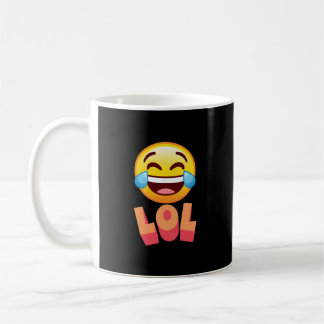 Kaffe mugg, LOL, Laughing emoji Kaffemugg