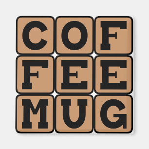 Kaffe Mugg Magnet