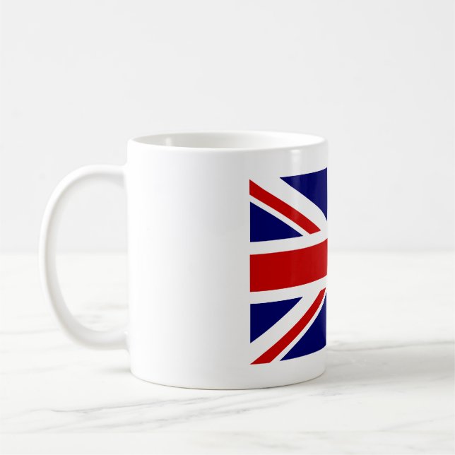 Kaffe mugg med British Union Jack flagga (Vänster)
