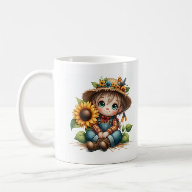 Kaffe mugg med Fågelskrämma (Vänster)