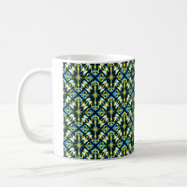 Kaffe Mugg med Geometric Mönster (Vänster)
