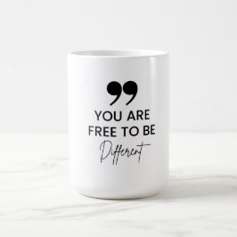 Kaffe Mugg med inspirationskvot