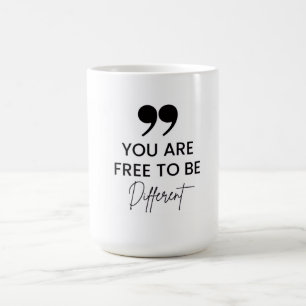 Kaffe Mugg med inspirationskvot