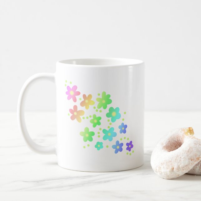 Kaffe Mugg med kornbollar (Med munk)