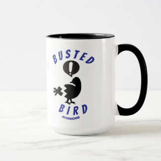Kaffe mugg med logotypen Busted Bird